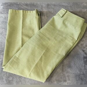~Ann Taylor Green Textured trousers